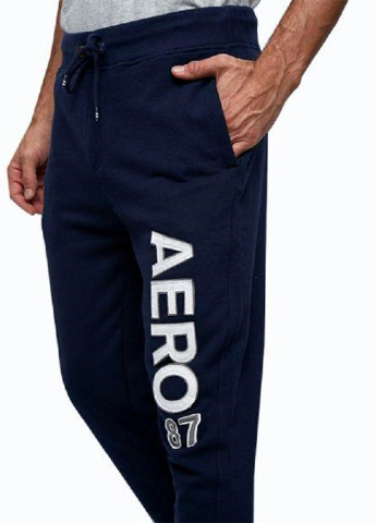 Темно-синие спортивные демисезонные джоггеры брюки Aeropostale