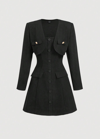 Костюм (жакет, платье) SHEIN (325400314)