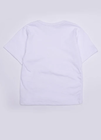 Белая демисезонная футболка Let's Shop