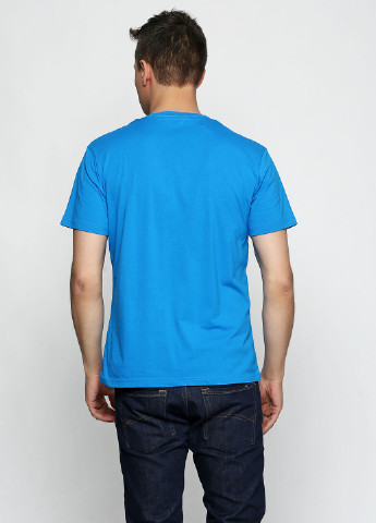 Синяя футболка с коротким рукавом Z-ONE MEN