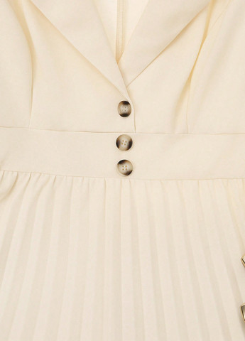 Бежевое праздничный, вечернее платье клеш SHEIN однотонное