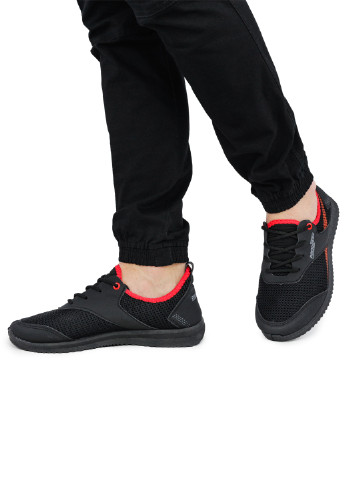 Черные демисезонные кроссовки мужские из сетки летние черные (1399284591) Progres