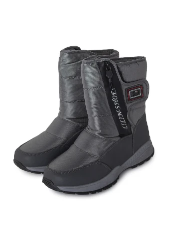 Серые кэжуал зимние ботинки Lilin Shoes