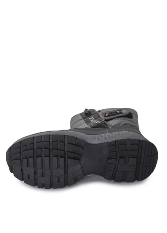 Серые кэжуал зимние ботинки Lilin Shoes