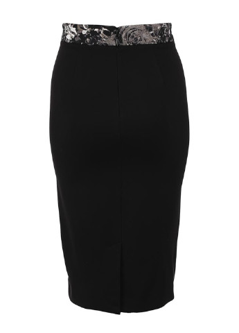 Черная кэжуал с рисунком юбка Bebe карандаш