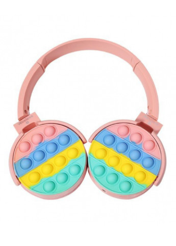 Детские беcпроводные наушники Pop It с Bluetooth (473281-Prob) Розовые Unbranded (254294099)