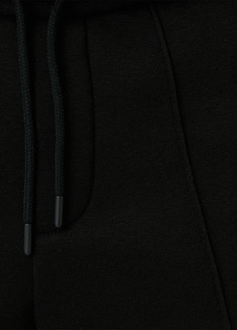 Черные спортивные демисезонные прямые брюки KOTON