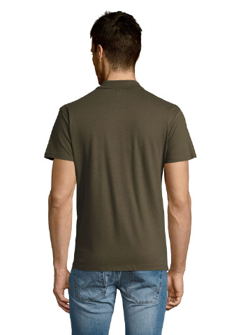 Оливковая (хаки) футболка-поло для мужчин Sol's