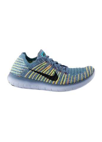 Кросівки WMNS FREE RN FLYKNIT Nike блакитні демісезони (256006506)