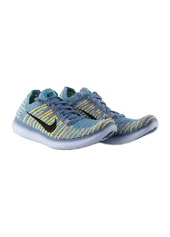 Кросівки WMNS FREE RN FLYKNIT Nike блакитні демісезони (256006506)
