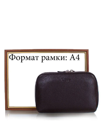Мужская кожаная борсетка-кошелек 22х14х5 см Karya (252126811)