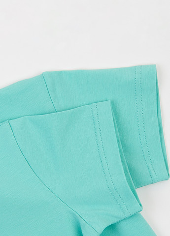 Зелена літня футболка Garnamama