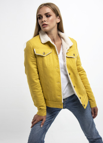 Жовта демісезонна куртка Dasti