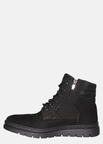 Черные зимние ботинки 320ч.н черный Fabiani