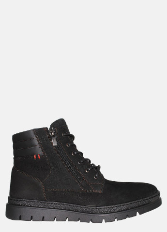 Черные зимние ботинки 320ч.н черный Fabiani