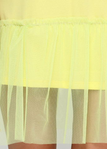 Жовтий кежуал сукня сукня-майка Monte Cervino з написами