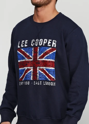 Темно-синій світшот Lee Cooper малюнок (47438773)