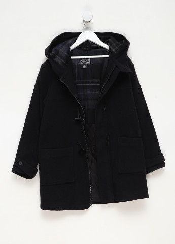 Черное демисезонное Пальто дафлкот Rothschild