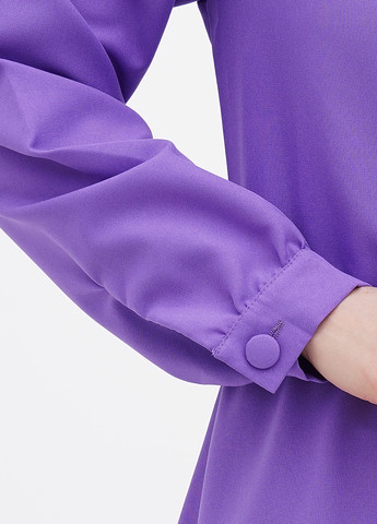 Фиолетовое кэжуал платье клеш Rebecca Tatti однотонное
