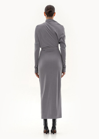 Сіра кежуал сукня силуетна BGL однотонна