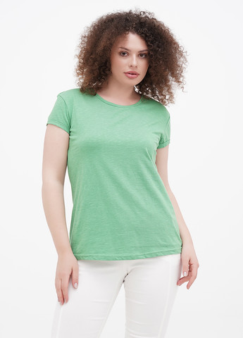 Зелена літня футболка Minus
