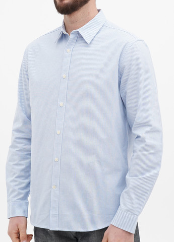 Голубой кэжуал рубашка в полоску Calliope