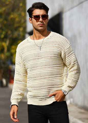 Світло-бежевий демісезонний джемпер джемпер SHEIN