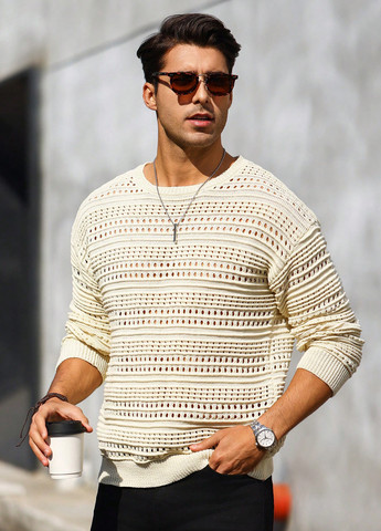 Світло-бежевий демісезонний джемпер джемпер SHEIN