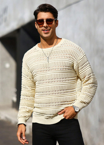 Світло-бежевий демісезонний джемпер джемпер SHEIN