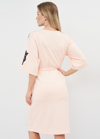 Халат жіночий XXL персиковий 03106 Effetto (254797175)