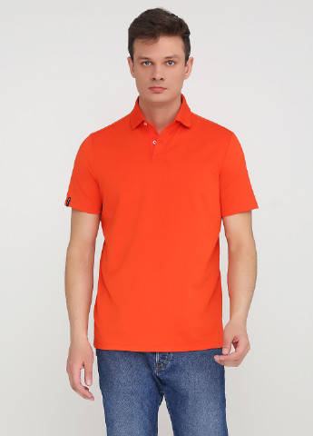 Оранжевая футболка-тенниска для мужчин Ralph Lauren однотонная