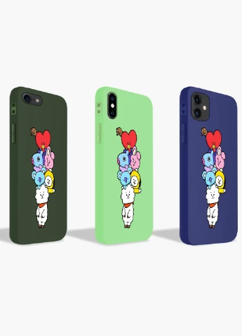 Чохол силіконовий Apple Iphone 8 plus БТС (BTS) (6154-1064) MobiPrint (219347350)