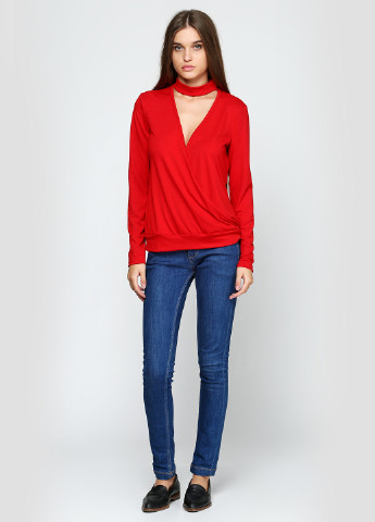 Красная демисезонная блуза Gingier