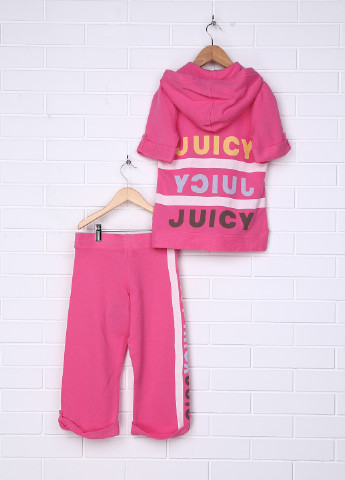 Рожевий літній костюм (туніка, капрі) з коротким рукавом Juicy Couture