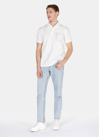 Светло-голубые демисезонные зауженные джинсы Colin's