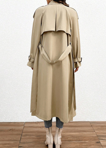 Плащ для вагітних SHEIN тренчкот на гудзиках демісезон (341286302)