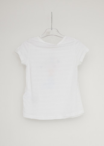 Белая летняя футболка с коротким рукавом Roxy