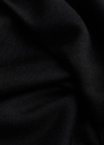 Черная кэжуал однотонная юбка H&M а-силуэта (трапеция)