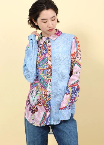 Блакитна блуза Desigual