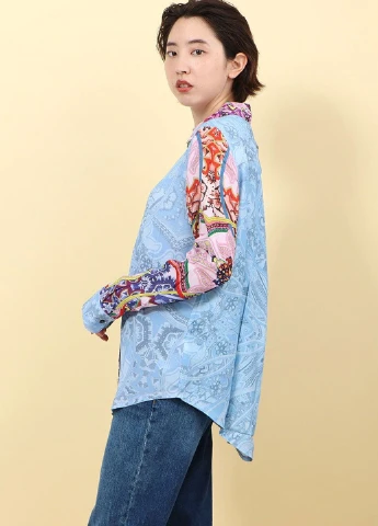Блакитна блуза Desigual