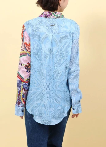 Блакитна блуза Desigual
