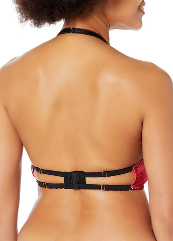 Червоний тріенджел бюстгальтер Guess без кісточок поліамід