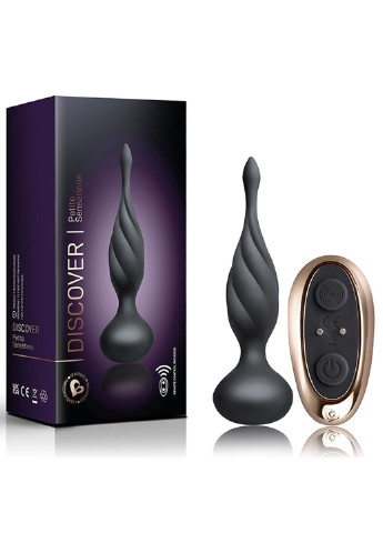 Анальная вибропробка Rocks Off Petite Sensations – Discover Black Rocks-Off (255005810)