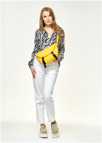 Жіноча сумка на пояс (бананка) 33х22х7 см Sambag (253174891)