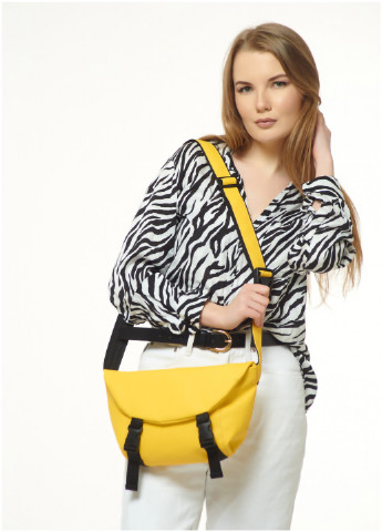 Жіноча сумка на пояс (бананка) 33х22х7 см Sambag (253174891)