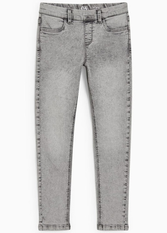 Серые демисезонные скинни джинсы C&A