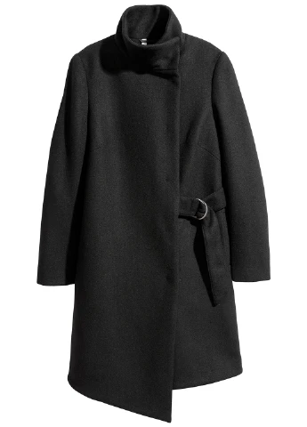 Черное Пальто,черный, Divided H&M