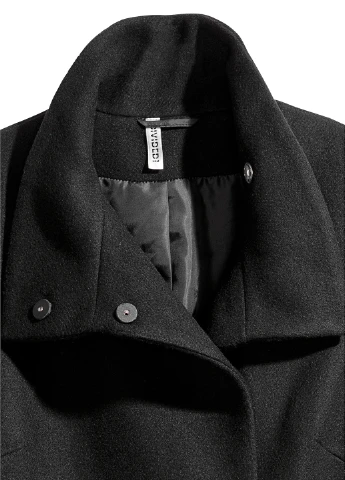 Черное Пальто,черный, Divided H&M
