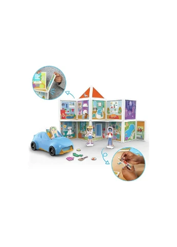 Игровой набор магнитный набор построек Наш дом (MD30650) Melissa&Doug (254068866)