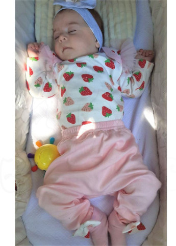Рожевий демісезонний комплект одягу для немовлят Баранчик БО